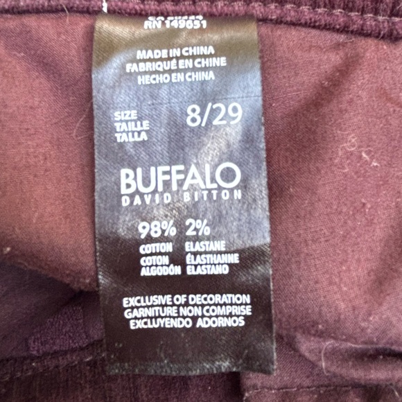 💜❤️ Thin Wale Corduroy Skinny Jeans ❤️💜 - Picture 4 of 5